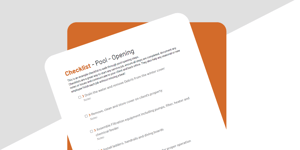 Pool Opening Checklist